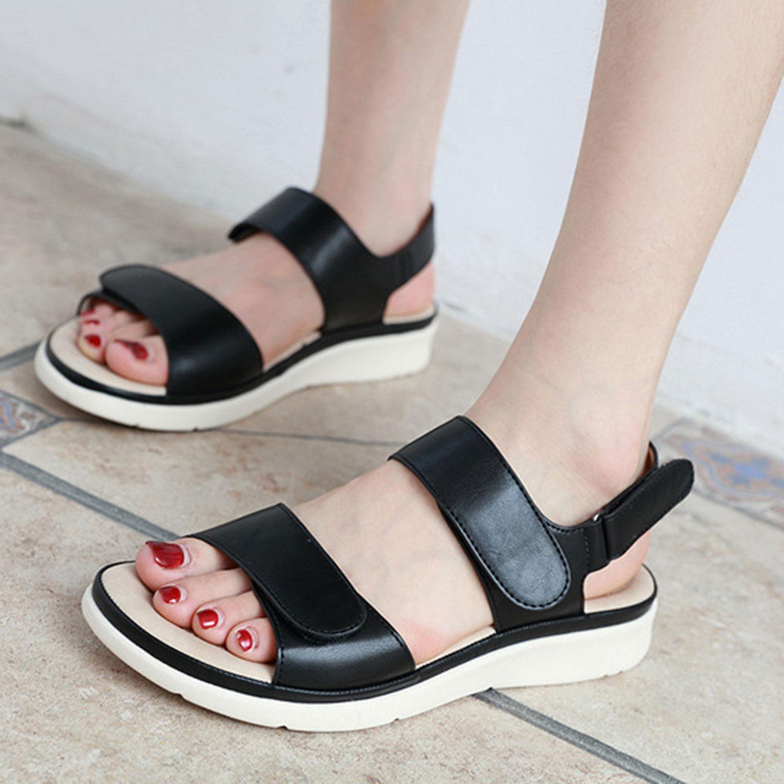 

Casual Walking Athletic Sandals Women S Comfortable Lightweight Outdoor Hiking Arch Support Summer Beach Sandalias De TacóN 41 чорний