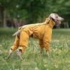 Full Coverage Dog Jacket Winter Warm Fleece Lined Windproof Waterproof 4-Leg Adjustable Pet Coat Large Breeds
