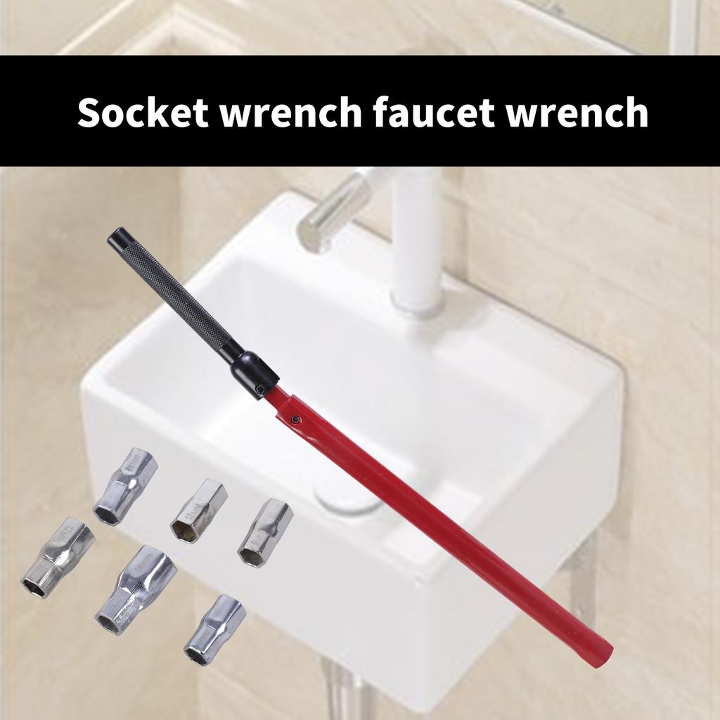 Stand Tap Wrench 8-13mm Tap Key Tap Tool Tap Assembly Tool for Tap Mounting Inserting Clamping Nuts Tight Sink Areas