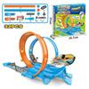 Speed Stunt Double Car Wheels Model Toys For Kids Racing Track Diy Assembled Rail Kits Educational Interactive Boy Children Toys