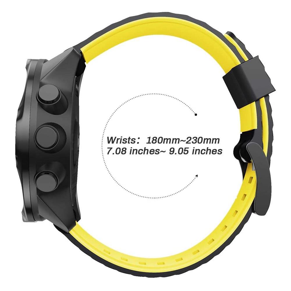 Pentru Suunto 7/Suunto 9 Curea Brățară Pentru Suunto 9 Baro/9 Spartan/9 GPS Silicon Moale Curea de Ceas Sport de Rezervă