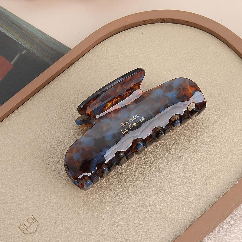 Han Board Acetic Acid Hairpin, Women'S High-End Sense, Spring Temperament, Disc Hair, Catch Clip, Shark Clip Hair Accessories