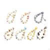 Beaded Keychain Bracelet Key Ring Decorative Women Party Favors Wristlet Hanging Ornament Keyring