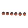 6pcs Ear Tips Sound Isolation Silicone Memory Foam Eartips for Inner Hole From 4.5mm‑6.0mm Earphones