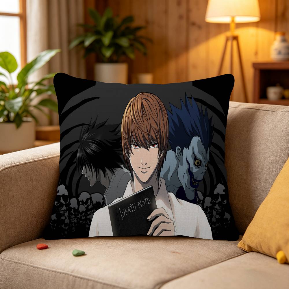 D-Death N-Note Japan Cartoon Anime Pillow Anime Pillow Sofa Bed Head Pillow Cover Cushion Cover Fashion