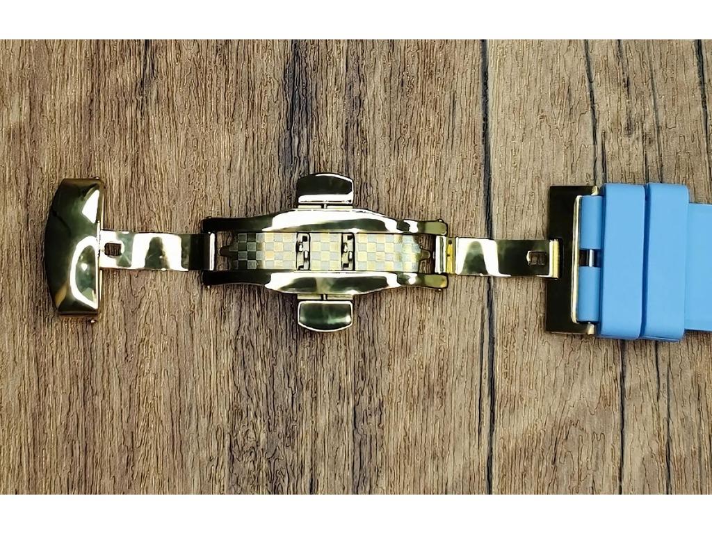 Offshore Gold Royal Oak GA2100/2110/B2100 Fluoro Rubber Strap DIY Watch Modification Kit