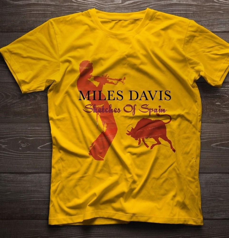 Miles Davis  Sketches Of Spain Shirt Mens Yellow Unisex S2345XL Unisex T-Shirt S