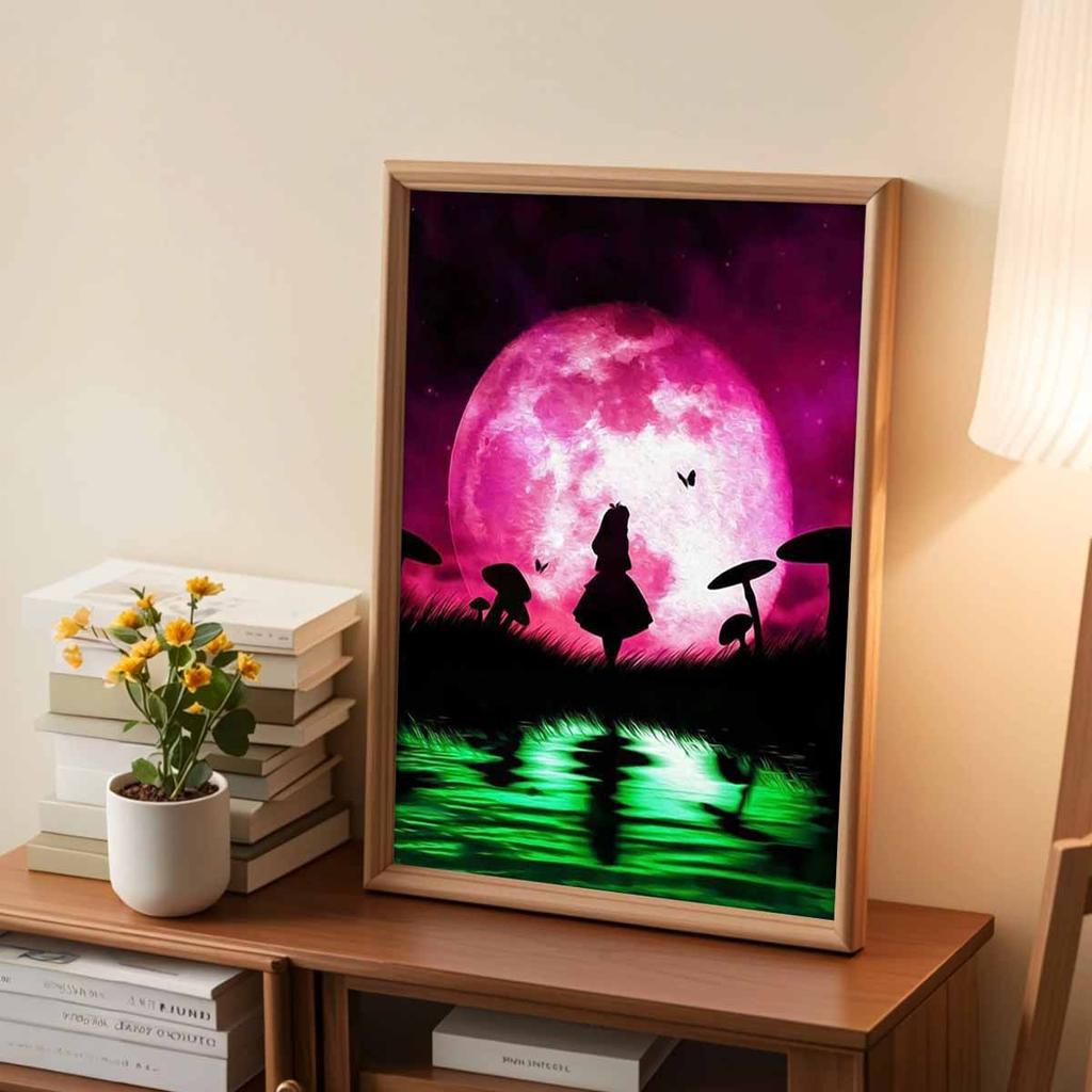 Full Round Diamond Painting Lovely Princess Princess Art Rhinestone Picture Mosaic DIY 5D Cross Stitch Embroidery Home Decoration