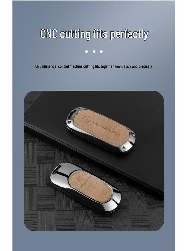 2023 Applicable Key Case for Leapmotor C11 Model 23/525 Version with C01 Shell T03 Men's Car Simple Rope Buckle
