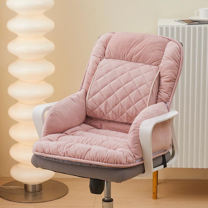 45x50x50cm Seat Electric Heating Warm Pad Office Chair Heated Soft Cushion 3 Speed Adjustable Thermostatic Backrest Non-Slip Mat