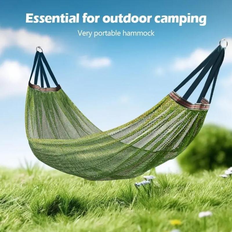 Travel Hammock With Storage Bag Ice Silk Hammock Duyan Camping Hiking Outdoor Foldable Hammock