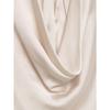 2025 Silk Satin Halter Neck Sleeveless Top with Draped Collar