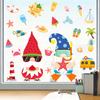 Summer Watermelon Fairy Static Electricity Glass Sticker for Living Room, Bedroom and Study Window Decoration