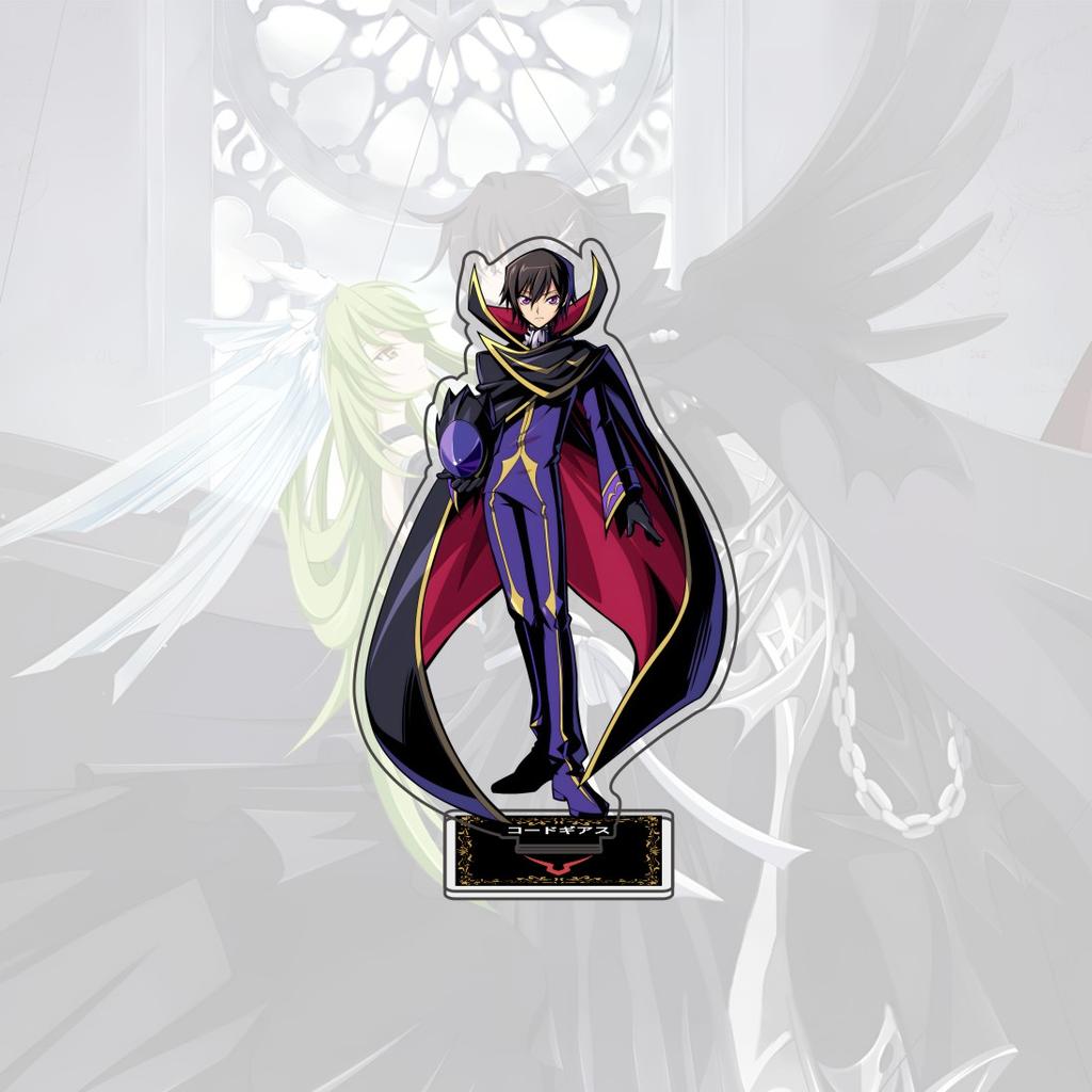 Anime Code Geass: Lelouch of the Rebellion 15 cm acrylic character Lelouch C.C standing model desktop decoration fan gift
