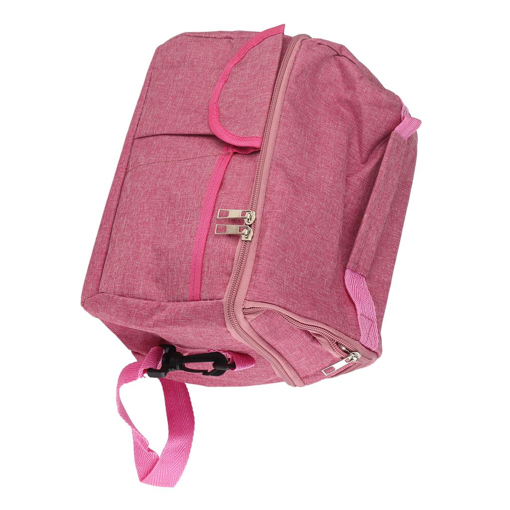 Rose Rød Brystmelkkjøler Transportveske Vanntett Stor Dobbel Lag Isolert Matboks Skulder