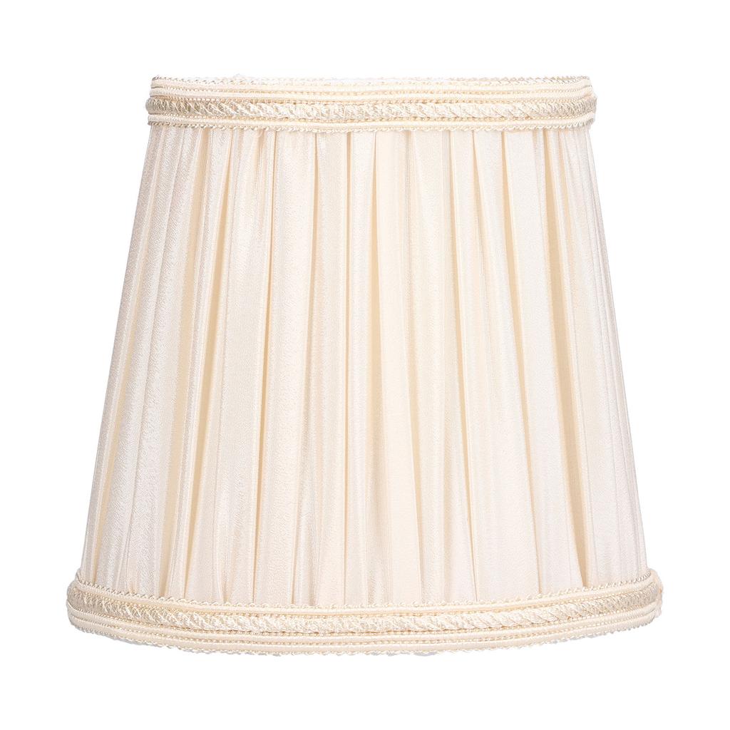 Cloth Lampshade Interventional Modern Decorative Fabric Table Lamp Cover for E14 BulbsApricot