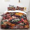 Duvet Cover Kamado Nezuko Demon Slayer Bedding Set Set Bedspread Pillowcase King Queen Full Single Size Bed Linen Kids Teen Gift