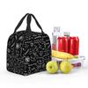 Science Chemistry Pattern Portable Lunch Box for Chemical Lab Tech Thermal Cooler Food Insulated Lunch Bag Kids School Children