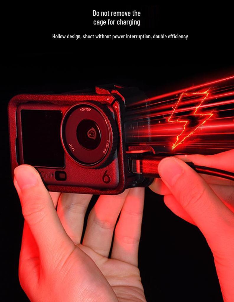 Sidafei AC24 ACTION6 Sports Camera Protective Frame - Vlog Accessories Rabbit Cage