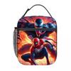 Spider-Man Cartoon Anime Lunch Bento Bag Children'S Fully Printed 3D Digital Insulation Bag Portable Outdoor Picnic Bag
