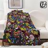 Kawaii H-Hysteric Mini Chrismas Gift Child Blanket Cartoon Decoration Lightweight Comfortable Soft Breathable Ultra Warm Blanket