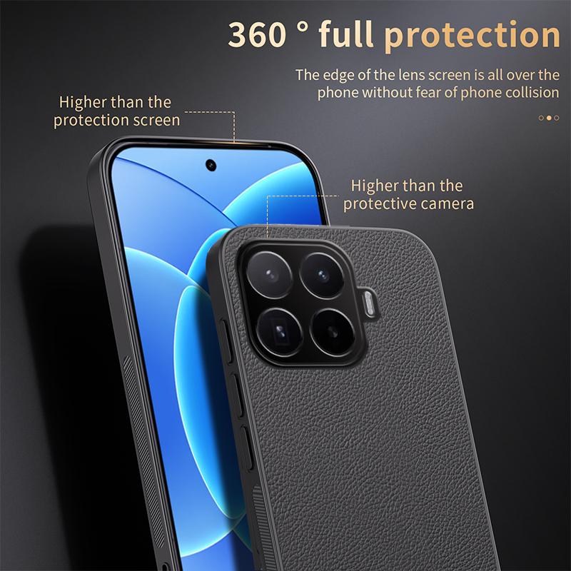 For XiaoMi 17T 15T Pro Case High-end Plain Leather Magnetic All-Clad Ultra-Thin Cover For XiaoMi 17t Pro Shockproof Bumper Funda