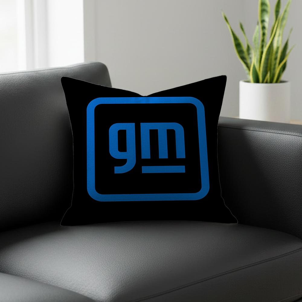 Brand General Motors Cushion Cover Natural Linen Pillowcase Set AllinOne Decor for Sofa Bedroom  Chair