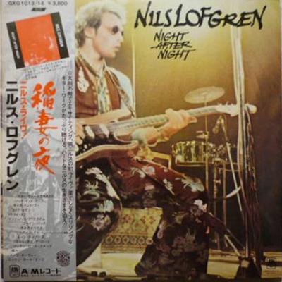 LP Record NILS LOFGREN  Night After Night GXG10134 AM 1977 Japan Rock Used