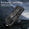 KEYSION Støtsikkert panserdeksel for Redmi Note 11 11S Global versjon Stativ Baksideklemme Telefondeksel for Xiaomi Redmi Note 11 Pro 5G