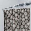 Baseball Shower Curtain Set Waterproof Sports Theme Bathroom Decor Vintage Baseball Lover Gift Home Decor Modern Style