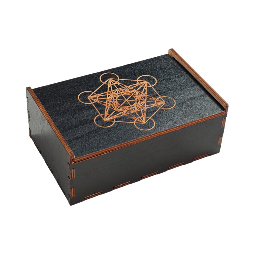 Spiel Tarots Karten Box Astrologie Schmuckstücke Box Holz Tarots Karten Lagerung Fall Container für Wahrsagen Hexen