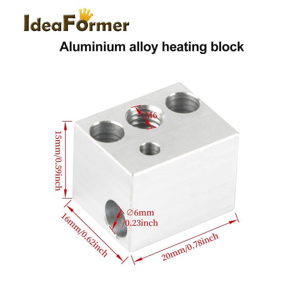 For Elegoo Neptune 4 Hotend 24v 50w Elegoo Neptune 4 Pro Hotend Upgraded Heat Break Heater Block Brass Nozzle Heating Rod Parts