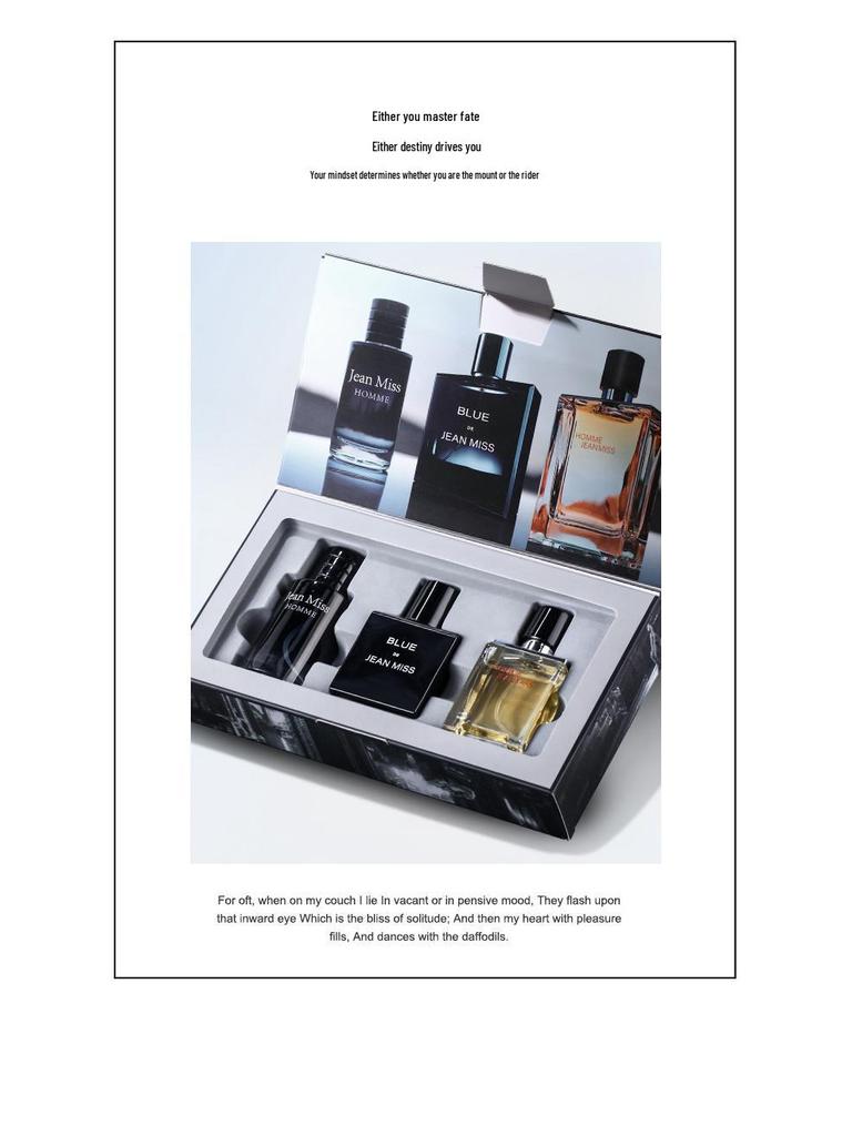Azure Men's Perfume Set: Long-lasting, Light Fragrance - Earth Wild Collection, Vietnam