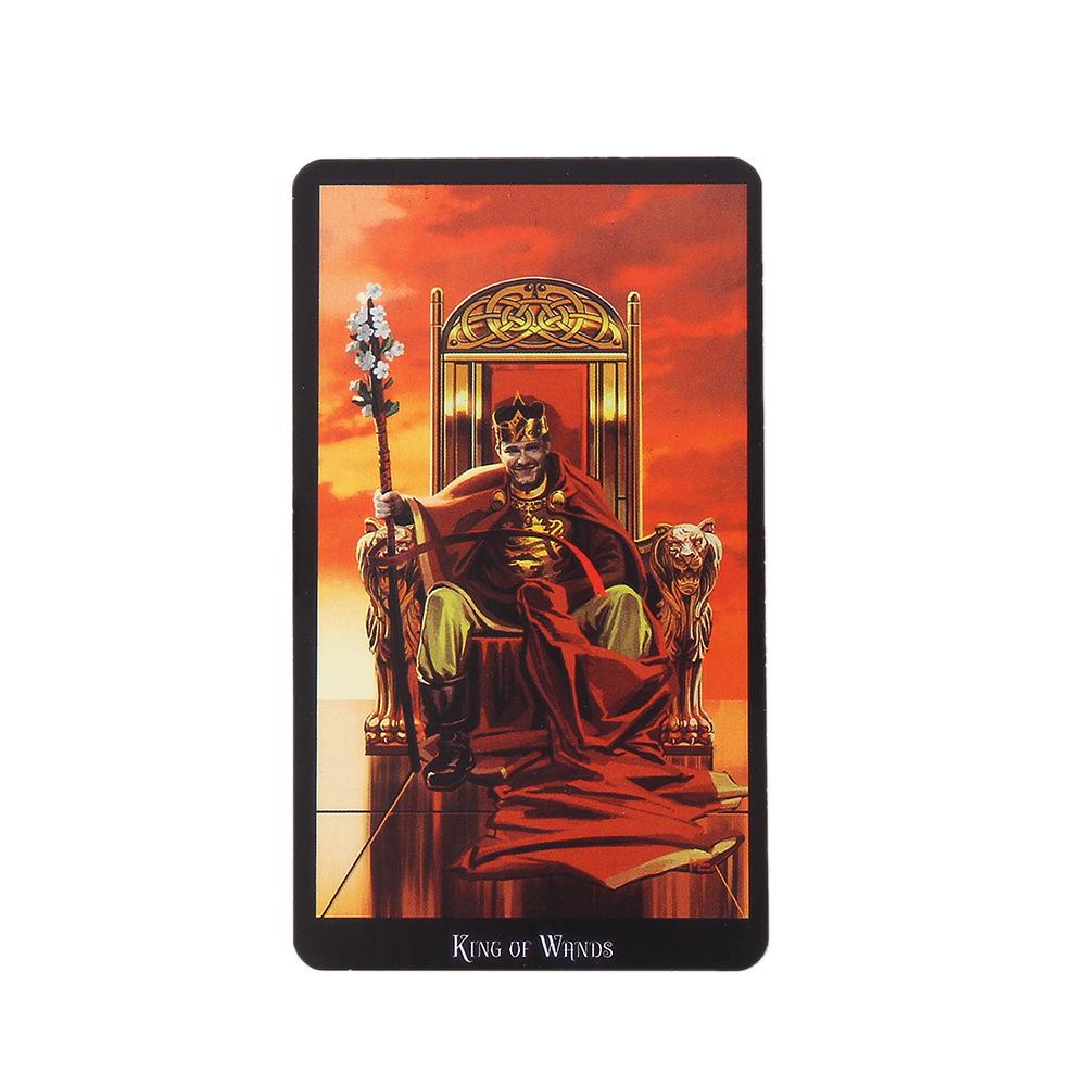 Baraja de Tarot Dorado con Caja de Hierro e Instrucciones