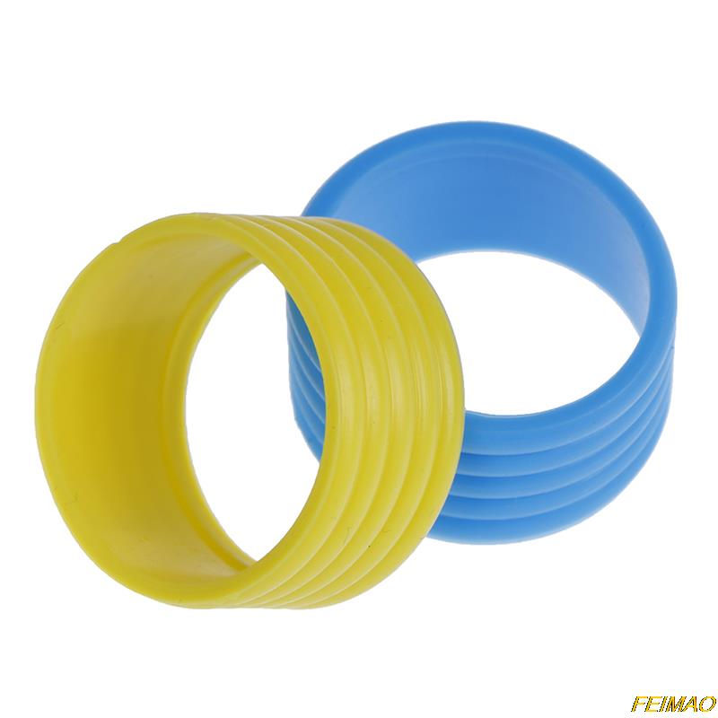 4 Pcs Silicone Tennis Racket Grip Ring Handle Closure Rubber