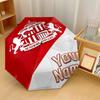 Sunderland FC Automatic 3‑Fold Umbrella 8‑Rib Windproof Folding Umbrella Sun Rain Protection For Outdoor Travel Daily Use