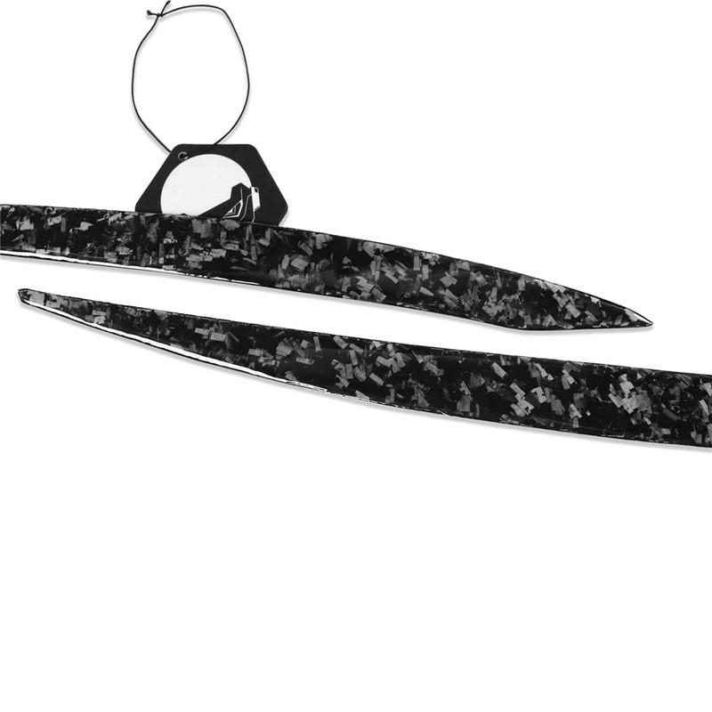 Headlight Eyebrow Eyelids Cover For VW Golf 7 GTI GTD R MK7 Golf-R E-Golf  2013-2018 Carbon Fiber Headlights Eyelid Covers