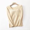 Women's Casual Tops Winter Close-fitting Warm Long-sleeved Tops Knitted Sweater Long-sleeved Tops