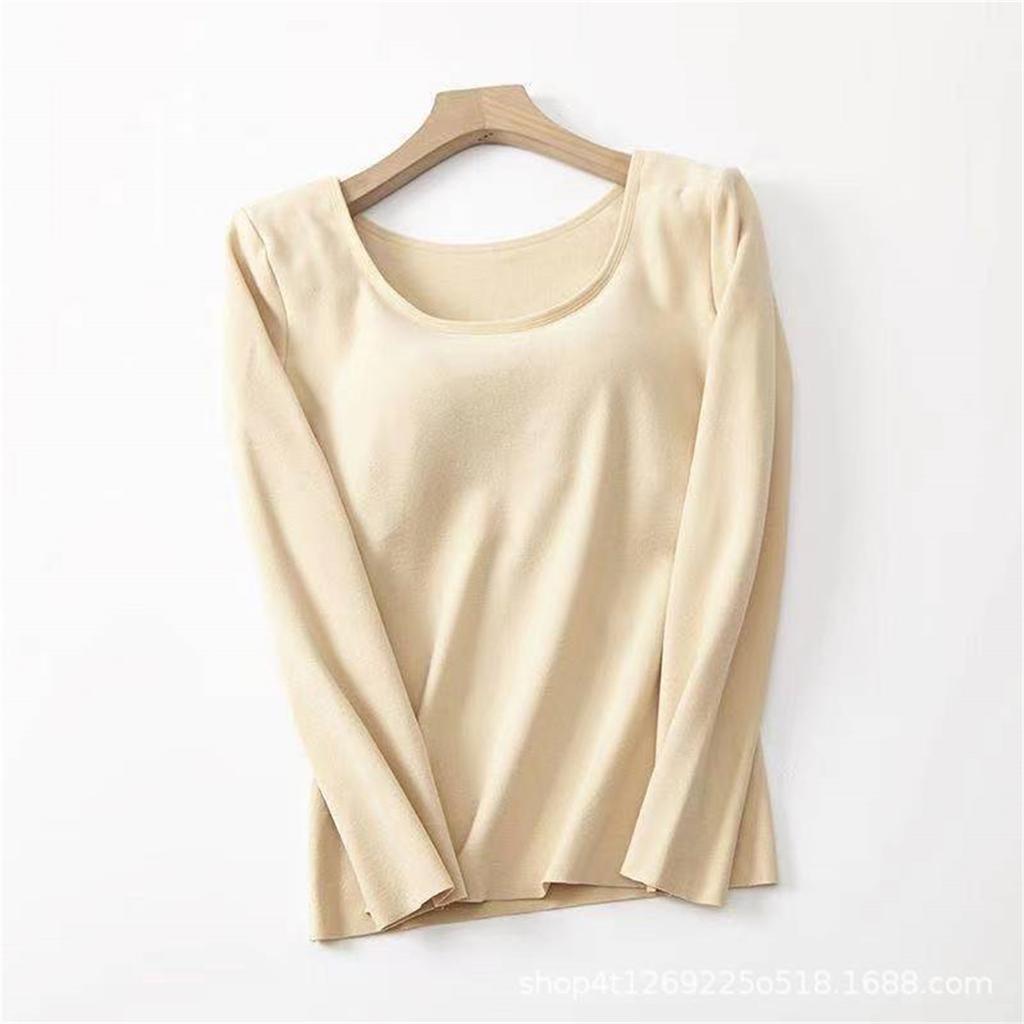 Women's Casual Tops Winter Close-fitting Warm Long-sleeved Tops Knitted Sweater Long-sleeved Tops