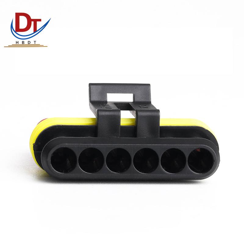 6-Pin Automotive Wiring Harness DJ7061-1.5-21 Sheath Plastic Connector Socket