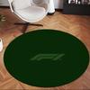Formula 1 (19) Tappeto Rotondo per Ufficio Tappeto Decorativo per Pavimento per Ufficio Camera da Letto Soggiorno e Spazio Domestico
