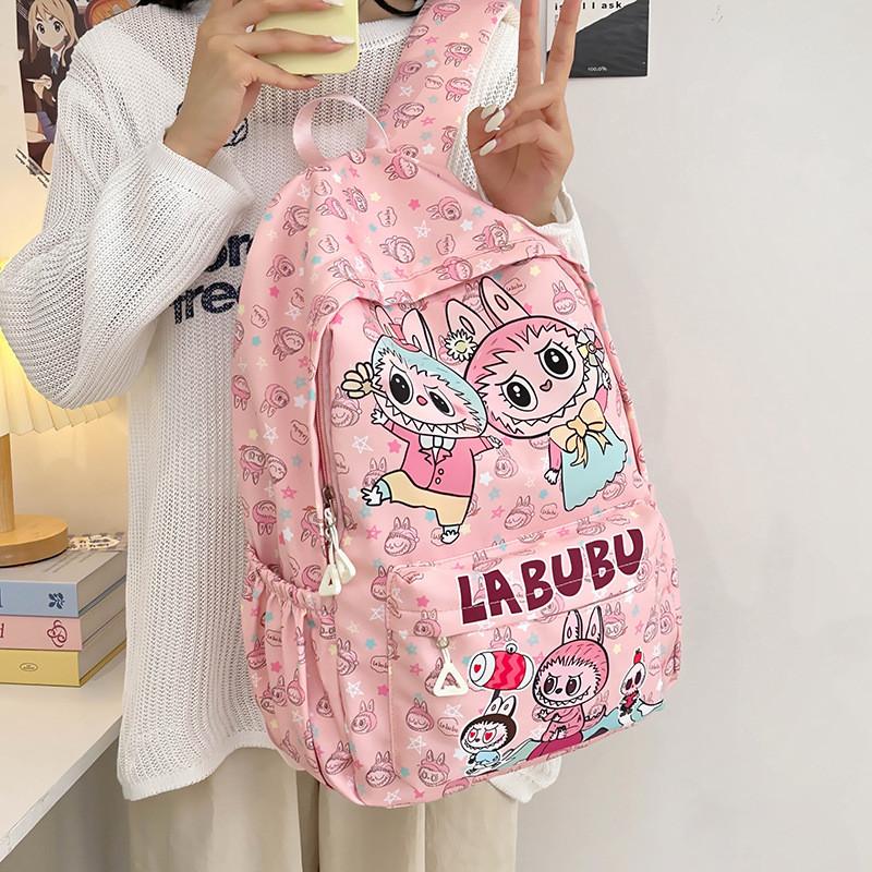 Cartoon Kids School Backpack Durable Nylon Breathable Bag Lightweight