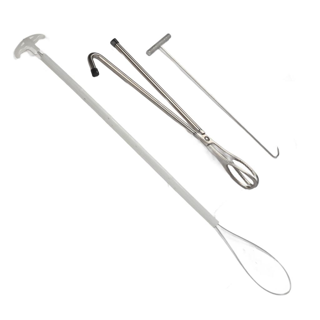 Stainless Steel Veterinary Midwifery Hook Tong Hook Breeding Equipment Livestock Tool