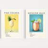 Cocktail Mai Tai Caipirinha Cin & Tonic Bar Vintage Wall Art Canvas Painting Nordic Posters And Prints Picture For Kitchen Decor