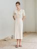 Mommet Bailey Point Dress Cream