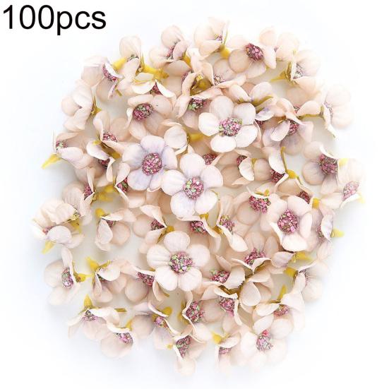 100 ks 2cm mini umělá květinová hlava sedmikrásky DIY svatební dekorace girlanda