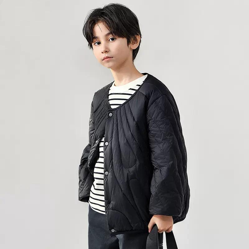 

Youjia Kids Lightweight Down Jacket: Boys & Girls School Uniform, Parent-Child Matching Outfit 120 cm