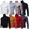 2026 Men's Slim Fit Turtleneck Sweater for Cross-border Trade, Autumn/Winter Warmth.