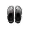 Crocs Classic Clog Comfortable Versatile Beach Sandals Women Footwear Black Silver 205842-067