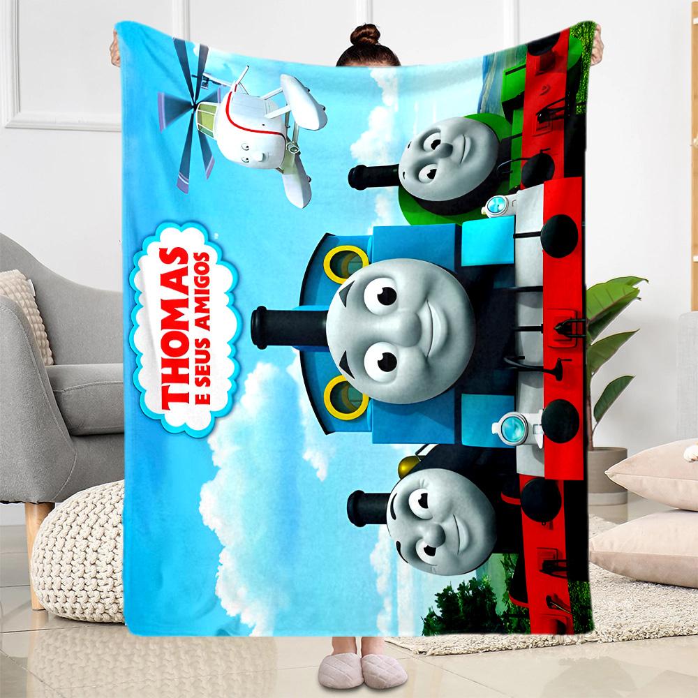 Thomas Friends Adventure Blanket Warmthful Decor Great for Office Bedding Bed for All Seasons Warmthful Decor Gifts For Family Or Friends